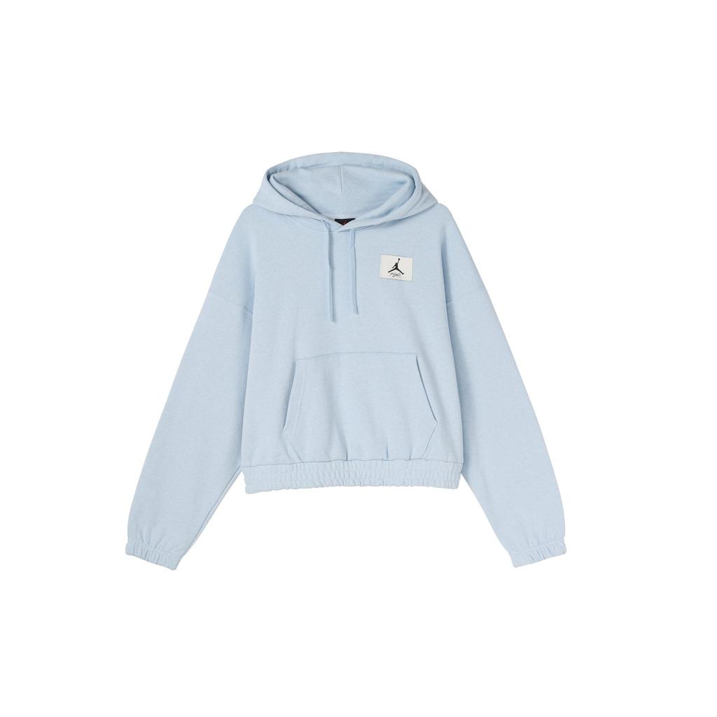 Jordan Sweatshirts Women's Blue Hooded Moderate Regular DD6999-438