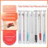 Smiley Face Eyelash Brush - Disposable Crystal Rod Comb & Portable Curler Beauty Tool