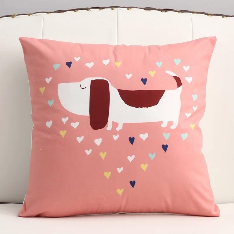 

Офис Гостиная Дом Наволочка Мультфильм Животное Креативный Узор Наволочка Автомобиль Украшения 40x40cm