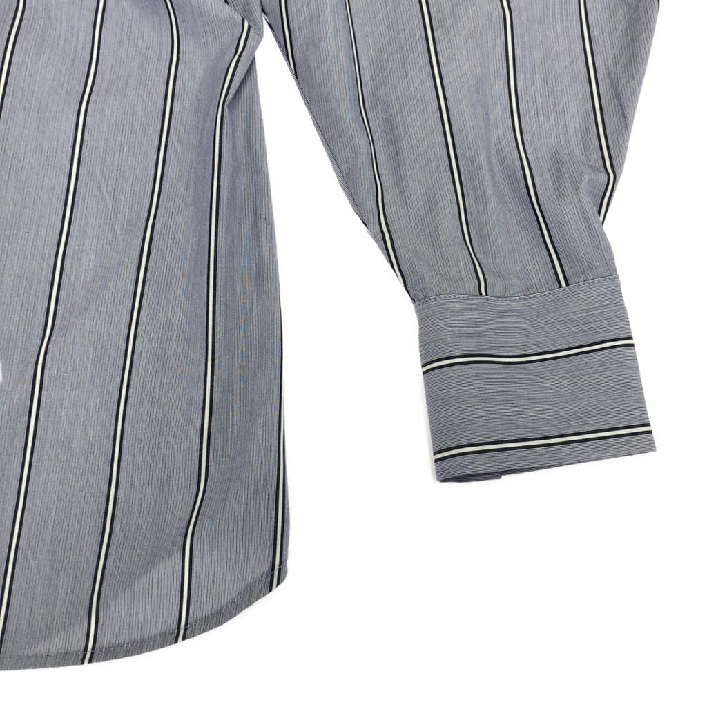 AMERI UNDRESSED Stripe Long Sleeve Balloon Sleeve Shape Cotton Shirt F Women Used