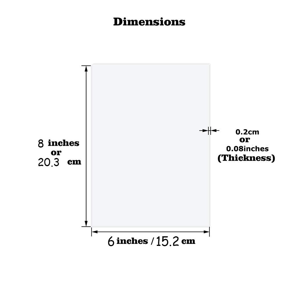 Wholesale Clear Acrylic Sheet Acrylic Panel Cast Board for Picture Frame Glass Replacement, DIY Projects, Craft, Painting,Sign