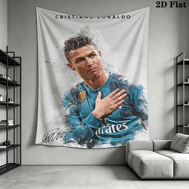 Ronaldo'S Artistic Tribute Visual Masterpiece Bedding 1 Duvet Cover 2 Pillowcase Without Core Christmas Birthday Gift