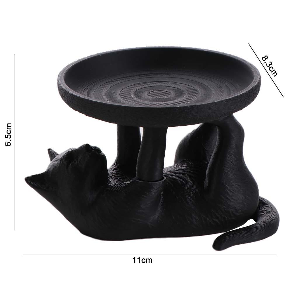 Fun Cartoon Desktop Cat Decorations Creative Funny Decorative Animals Statues 3D Printed Cat Ornament Desktop Use