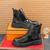 Fashion Size 38-46 Business Men Ankle Boots Black Thick Bottom Waterproof Luxury Fashion Chelsea Boots European Gentleman Social Boots