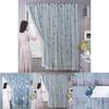 Versatile Blackout Window Curtain With Self-adhesive Velcro For Effortless Home Decor Enhancement