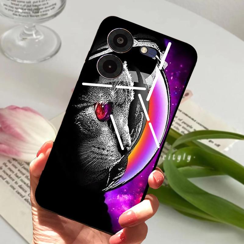 Für Tecno Pova 5 Pro 5G Hülle Pova5 4G Weiches Silikon TPU Handy Rückseite Für Tecno Pova Neo 3 Stoßfester Bumper LH6n Cartoon