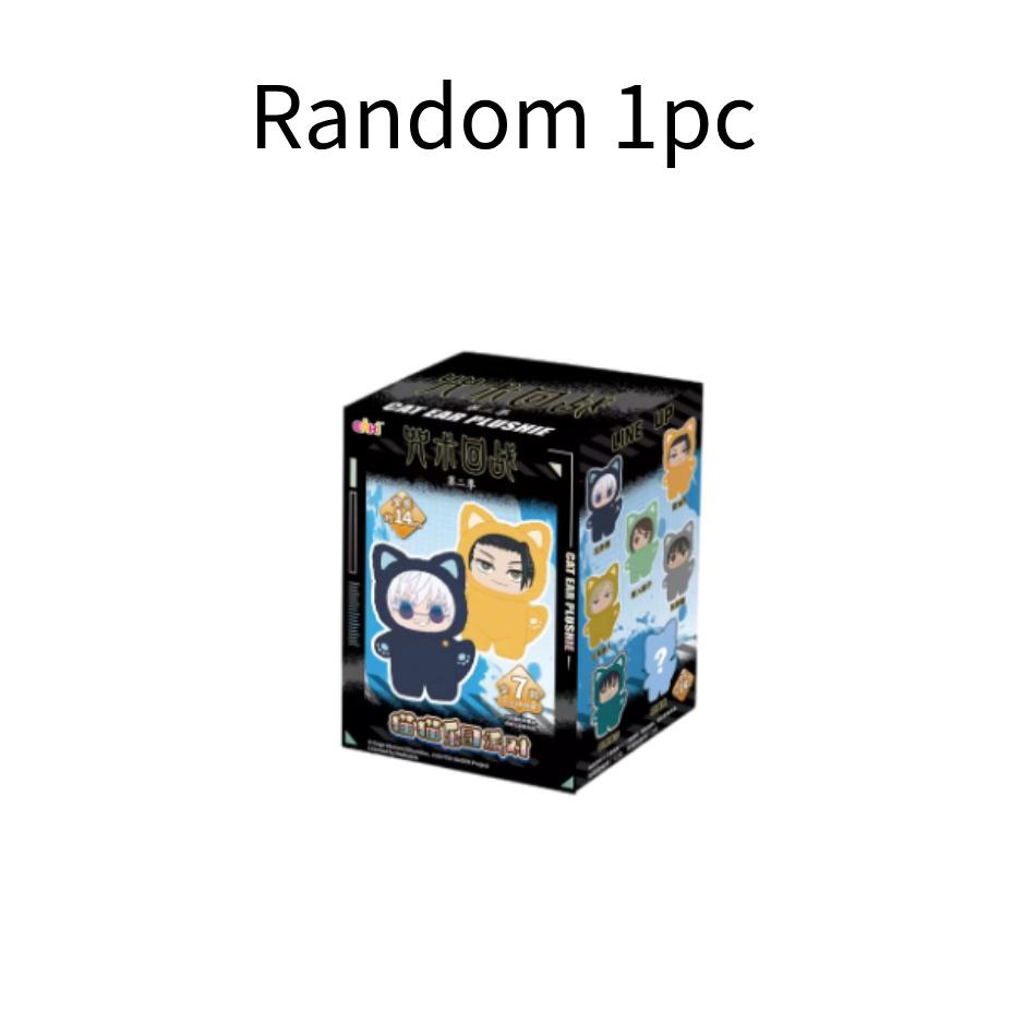 

Новый Оригинальный Аниме Jujutsu Kaisen 2 Плюшевая Серия Кошачьи Ушки Слепой Бокс Кавайный Подвеска Украшение Комнаты Детский Подарок на День Рождения