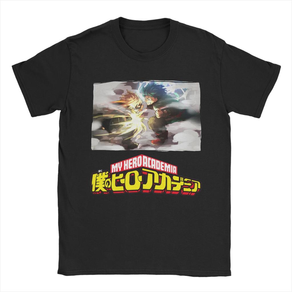 My Hero Academia Plus Ultra Gym T Shirts Men Women Pure Cotton Novelty T-Shirts Crew Neck  Tees Short Sleeve Clothes Printed