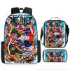 One Piece Luffy Rucksack Set Große Kapazität Grundschüler Klassen 3-6