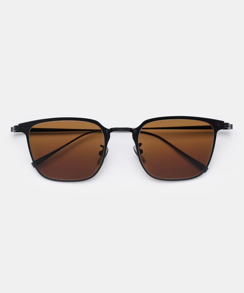 Maeteupeojeu Mp-10 Titanium Brown Sunglass Black