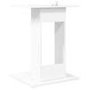 Side Table White 45 X 40 X 62.5 Cm Engineered Wood