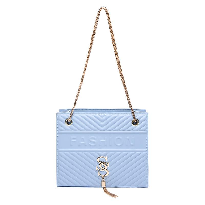 Women'S Bag Fashion Small Square Bag Texture Shoulder Bag Niche Chain Messenger Bag Trend Versatile Underarm Bag