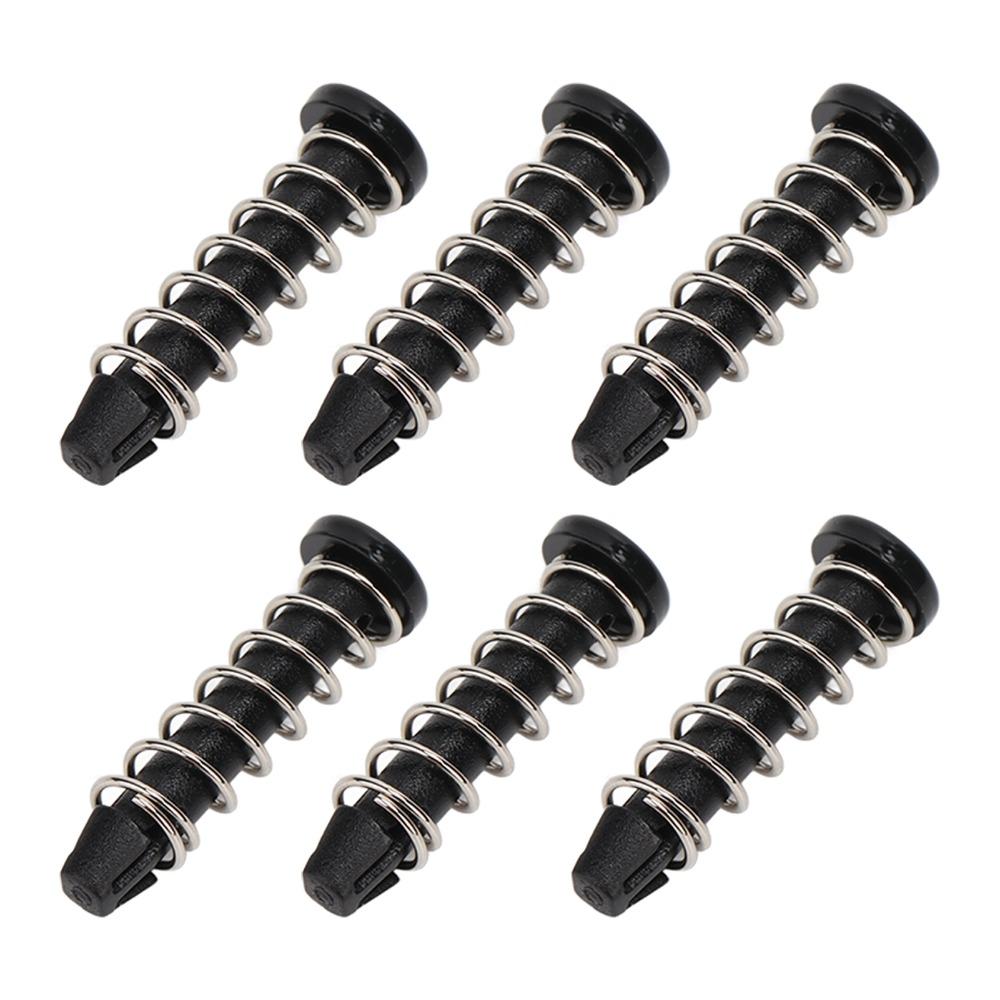 

100Pcs Fastener Set 18.6mm Heatsink Mount Pin Round Head Plastic Cooler Mount Clip Black Heatsink Fastener Electronic Components 100Pcs
