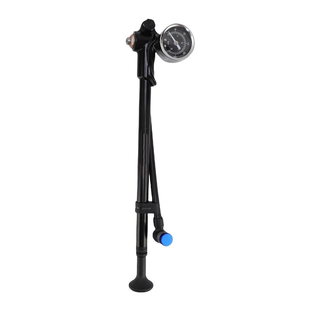 Bike Shock Pump 300PSI Aluminum Alloy Front Fork and Rr Suspension   Pump with Pressure Meter