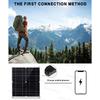 7000W Inverter Kit 12V 110V220V 300W Solar Panel 100A Controller & Battery Charger for Shed/Lighting/Camping, Easy Installation