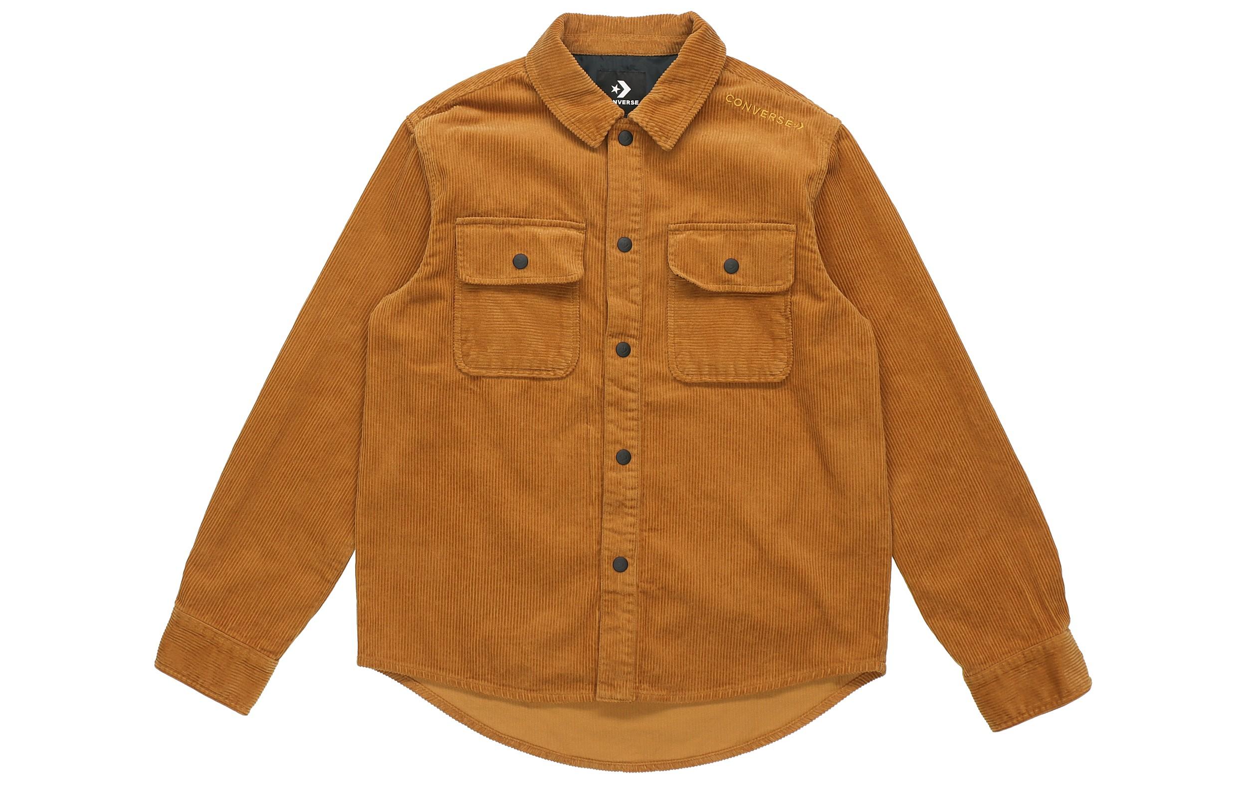 Converse Overhead Jackets Men s Brown Lapel Moderate 10019954-A10 M