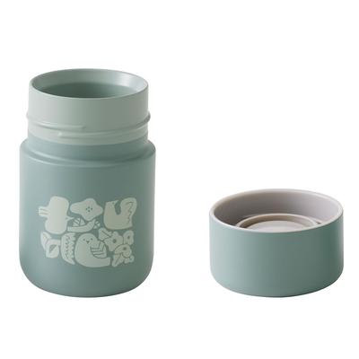 Marna BIRDS’ WORDS Trinkflasche 200ml Edelstahl Vakuumisoliert Lotusgrün