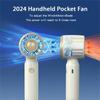 Portable Fan Powerful Handheld Fan 3 Speed Small Desk Fan Lightweight Rechargeable Fan for Travel Indoor Outdoor