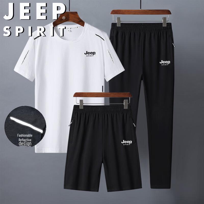 Мужской летний повседневный спортивный костюм JEEP SPIRIT из 3 предметов M