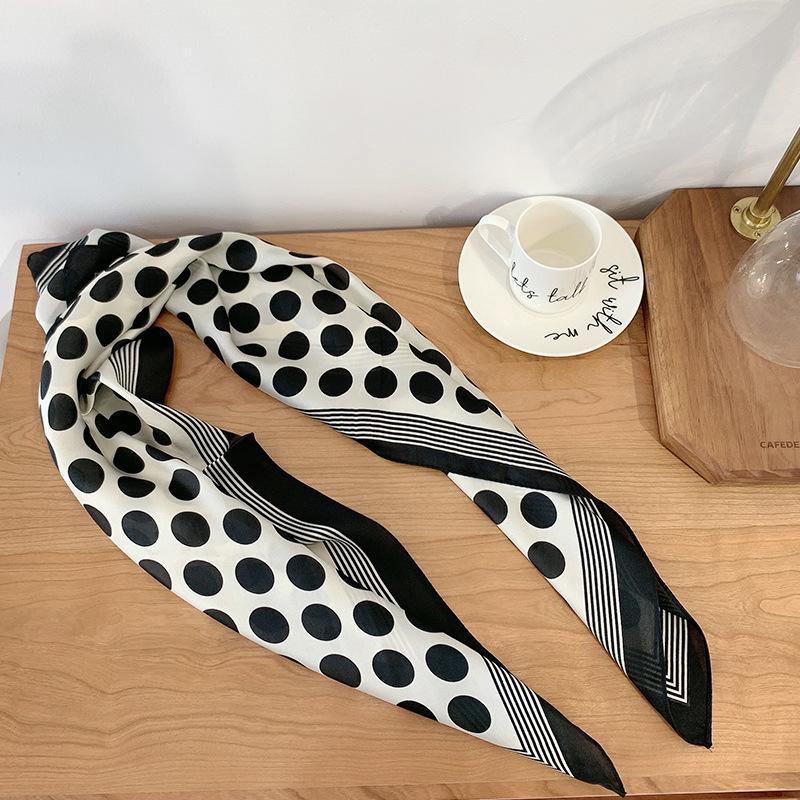 Nice Small Scarf Korean Ins Style All-match Fashion Summer Decorative Square Tie Hair Band Thin