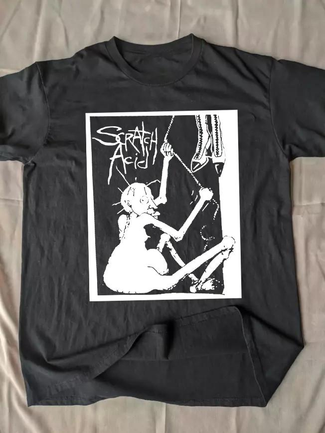 

Scratch Acid black T Shirt Size S-5XL KN476 Unisex T-Shirt XXXL