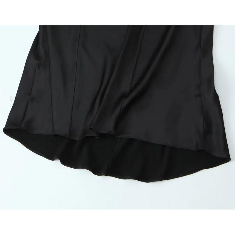 Araltay New Arrival Fashion Style Women's Clothing Sexy Open Back Silk Satin Intimates Style Dress 8325840 800