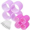 16/24pcs Self Grip Hair Rollers No Heat Hair Curlers Heatless Curls Hair Bangs Volume Self-adhesive Hook & Loop DIY Styling Tool