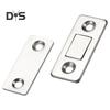 6/10/15Pcs Invisible Cabinet Door Magnet with Screw Ultra-Thin Stainless Steel No Drilling Adhesive Magnetic Drawer Closet Sliding Door Catch Latch