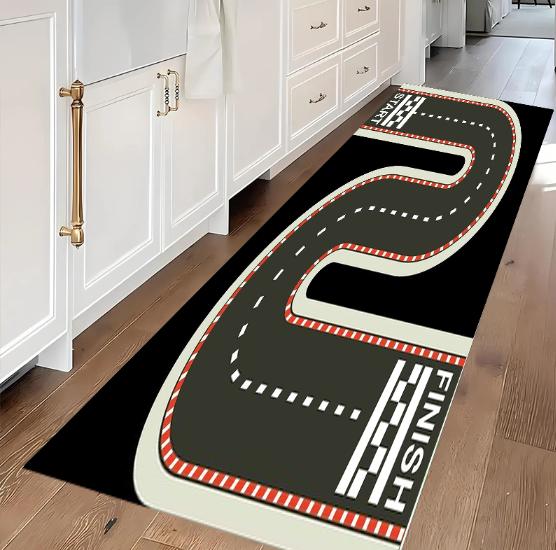 Bowling Lane Runner Rug  Kids Teens Bowling Game Carpet  Fun Hallway Bowling Mat  Indoor Play Lane  Bowling Alley Floor Decor
