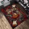 1Pc Guitar Print Rug - home decoration Carpet For Living Room Bedroom Flooring Computer Chair Area Rug
