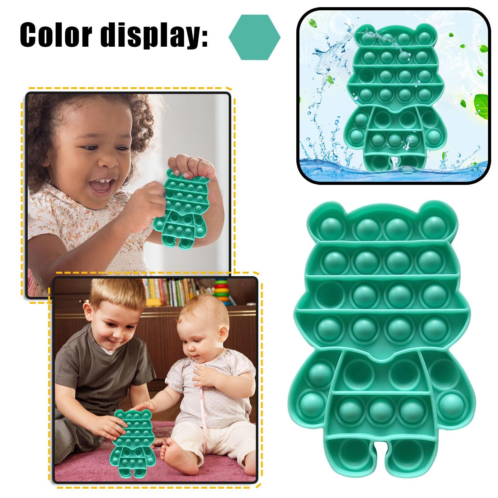 

Настольные сенсоры для детей и взрослых, камуфляжные игрушки для снятия стресса с медведем One size