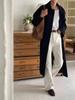 Korean Vintage Fashion Overcoat Loose Fit Single Breasted Long Coat with Detachable Hood Autumn Winter Women Outerwear Retro Long Sleeve New