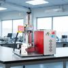 DE EU  Local Stock Free Shipping Autofocus 100W Jpt Fiber Laser Marking Machine With D80 Rotary 110x110mm 200mm Lens AI System
