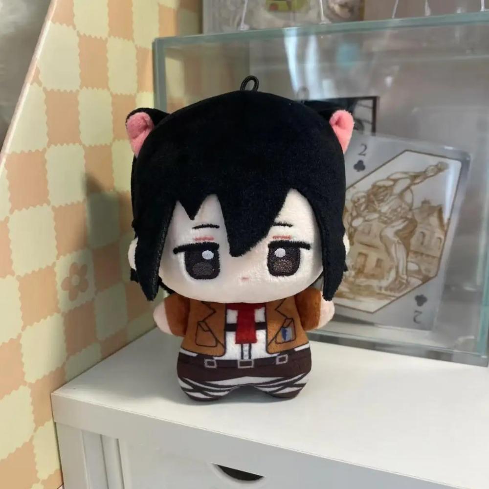 10cm Anime Hange Zoe Cosplay Plush Doll Pendant Attack On Titan Stuffed Toy Birthday Gift
