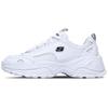 Kozmiks Mesh Synthetic Leather Lace-Up Low-Top Dad Shoes Women Sneakers White 88888327-WHT