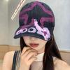 American Retro Y2K Wasteland Style Baseball Cap Female Dark Punk Style Sweet Cool Babes Show Face Little Peaked Cap Tide