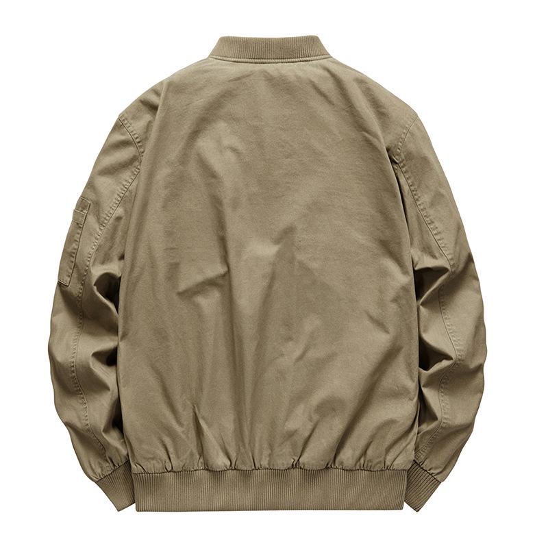 Spring and Autumn Jacket Men's Casual Daily Korean Edition Trend Comfortable Youth Baseball Jacket Flying Jacket Men's