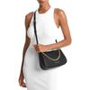 MICHAEL KORS Carmela hardware accessories cow leather chain shoulder crossbody bag armpit bag medium size women's