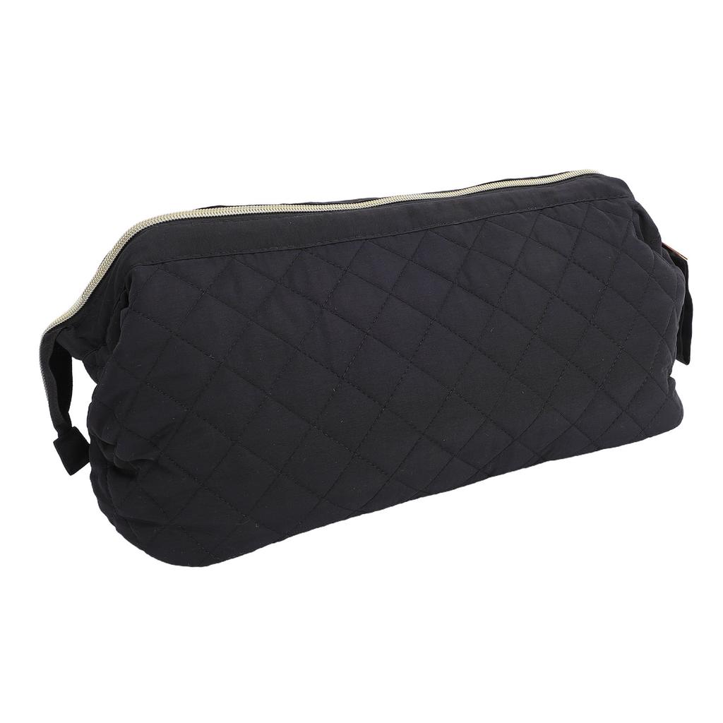 Hairdryer Storage Bag Wide Opening Oxford Fabric Straightener Curling Iron Hair Styling Tools Pouch Black