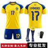26-27 World Cup Sweden Home Court No. 17 Zhekailaisi Football Jersey 9 Isaac Jersey 11 Elanga Set