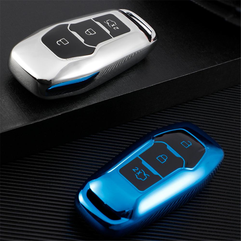 Colorful TPU Key Case Cover for 2015 2016 FORD FUSION MONDEO MUSTANG F-150 LINCOLN EDGE EXPLORER MK