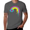 Sophias Rainbow Heart Tshirt Soft Casual Short Sleeve Cotton Tee