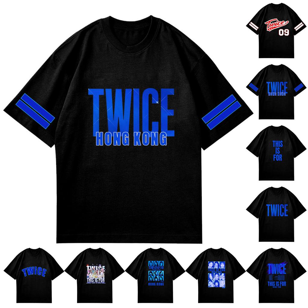 Women's And Men's Unisex Fashion Printed Round Neck Short Sleeve T-Shirt Pullover Top