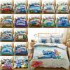 3d Stitch Bedding Set For Kids With Comfortable Duvet Cover And Pillowcase Set