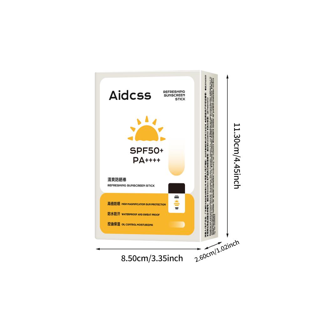 Refreshing sunscreen stick SPF50+ anti-ultraviolet body moisturizing non-stick sunscreen