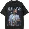 Tarkjonvh Men'S Post Music Malone Retro T-Shirt Pure C
