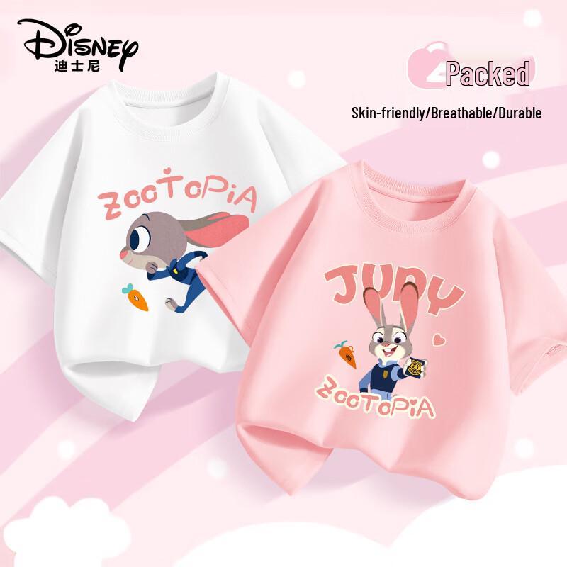 Disney Girls  Zootopia Short Sleeve T-Shirt 120