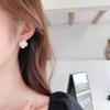 Elegant Minimalist Floral Jewelry Set Women Gold/ Tone Rotating Clover Pendant Necklace Earrings Ring Combo