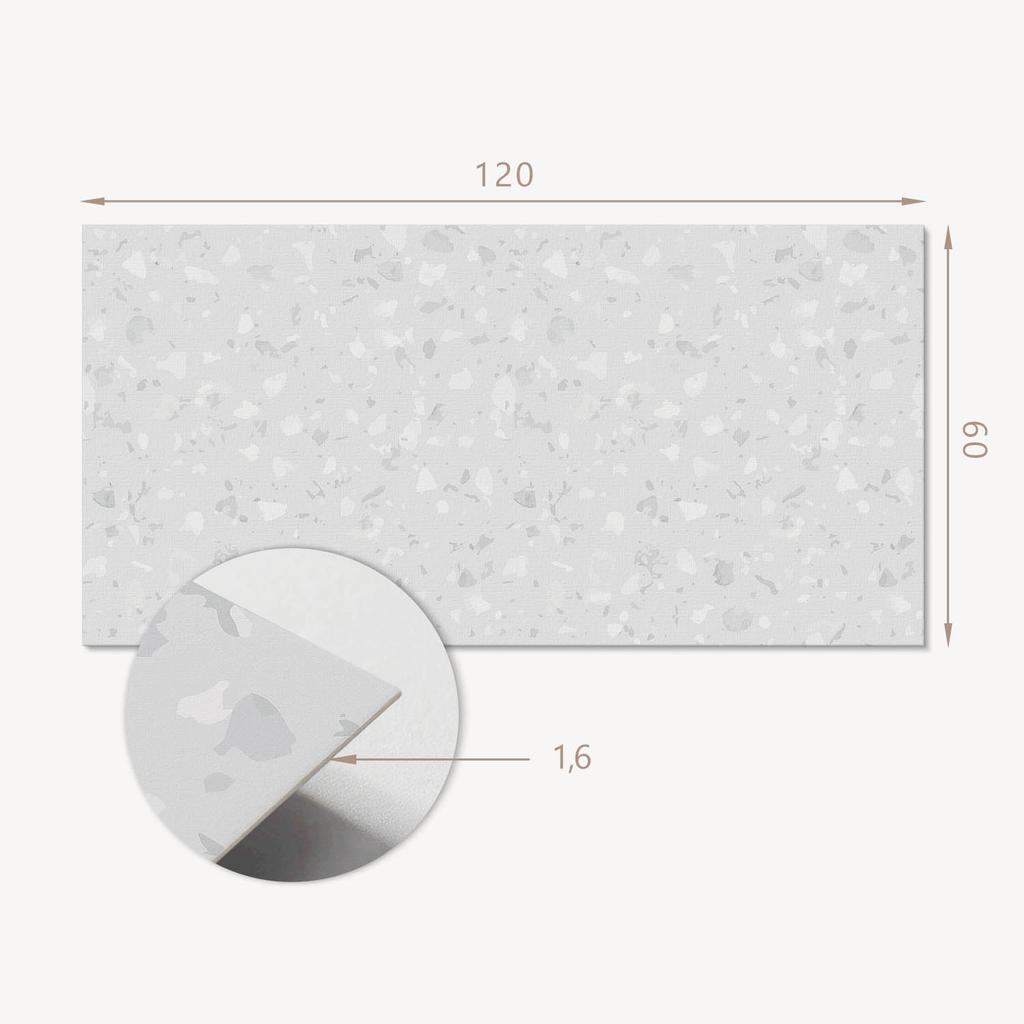 Dekoracyjny Panel Ścienny Samoprzylepny Winyl 120X60 Cm Abstrakcyjny Wzór Terrazzo