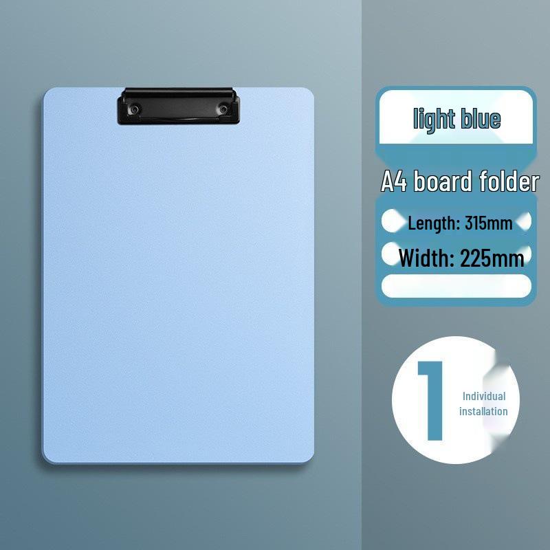Double Clip Writing Board with Storage for A3/A4 Documents - Ideal for Students & Office Use